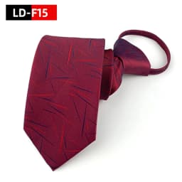 Zipper Tie Bowtie Wedding Classic Floral Striped Paisley Necktie For Men Women Zipper Pre-tied Black 7cm Tie For Gift Cravat