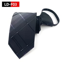Zipper Tie Bowtie Wedding Classic Floral Striped Paisley Necktie For Men Women Zipper Pre-tied Black 7cm Tie For Gift Cravat