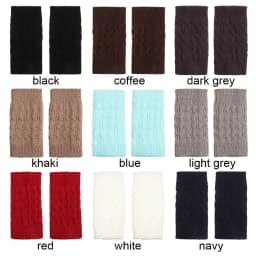 Women's Knitted Leg Warmer Winter Short Leg Warmers Boot Cuffs Fashion Thermal Ladies Legging Foot Warmer