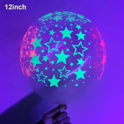 4.4meter Neon Paper Birthday Pennant Banner Hanging Decors for Birthday Glow Party Wedding Decorations Black Light Reactive UV