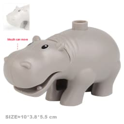 NEW Animals Big Building Blocks Bricks Accessories Butterfly Devil Fish Rhino Eagle Horse Crocodile Kangaroo Zoo Children Toys