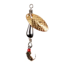 5cm/2.7g Rotating Sequin Fly Fishing Lure Okin Fly Hook Eccentric Pendant Long Throw Metal Spinner Bait Spoon Wobbler Lures