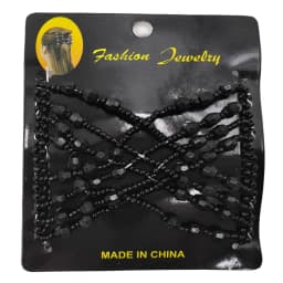 Magic Hair Comb DIY Retro Metal woman Hair Accessories Pearl Elastic Beaded Claw Hairpin Hairstyle Ponytail Hair Headwear Tool