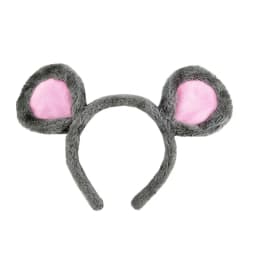 DXAE Soft Bear Ears Headbands Plush Mouse Ears Hair Hoop for Washing Face Cartoon Animal Hairbands Halloween Costume