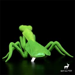 Green Mantis High Fidelity Chinese Praying Mantis Plushie Chinese Mantis Plush Toy Lifelike Stuffed Animal Doll Toy Gift