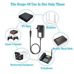 28V 30V 31V 32V 0.5A 1A Power Adapter Sweeper Speaker Audio Vacuum Cleaner Transformer Charger Cable