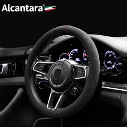 38cm Alcantara for Cadillac XTS CT6 XT5 ATS CTS SRX SLS Steering Wheel Cover Auto Parts Car accessories