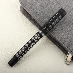 Jinhao 100 Vacuum Filling Fountain Pen Transparent Acrylic Skeleton Hollow Carved EF/F/M Writing Gift Pen