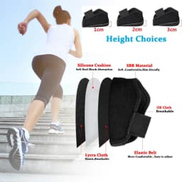 1-3cm Invisible Height Increase Silicone Socks Gel Heel Pad Orthopedic Arch Support Heel Cushion Soles Insole Foot Unisex