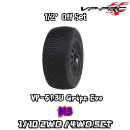 VP PRO 1/10 4WD 2WD SCT Short Truck Tire 0 1/2 off set 513U Gripz Evo 12mm Nut RC Racing Tire High Grip TLR Xray AE ARRMA Losi