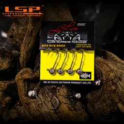 LSP Jig Head Fishing Hook 1.8g 2.7g 3.5g 5.3g 7g 10.5g Barbed Fishhook Fishing Tackle Accessories Kit Pesca