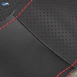For Porsche Cayenne Panamera 2010 2011 2012 Braids on Car Steering Wheel Hand Stitched Perforated Microfiber Leather Cover Trim
