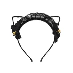 Cute Lace Cat Ears Headband Fancy Dress Hairband Women Girls Cosplay Headwear Masquerade Anime Costume Party Hair Accessories