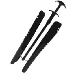 2 Pcs 1 Pair Black Practical Rack Support Supporter Long Boots Shaper Stretcher Creative Home Boots Stand Holder Storage Hanger