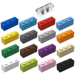 MOC 3622 High-Tech Accessories 1x3 Bicks Normal Bricks 20PCS Model Building Building Blocks Educational Toys Gifts Technical Toy
