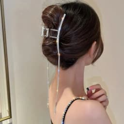 Fashion Snake Crystal Tassel Hair Claw Clips For Women Girls Geometric Metal Hair Crab Hairpins Headwear Hair Accessories