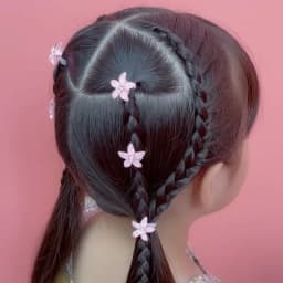 10PCS/Set Hair Clip Braided Hair Small Flower Hair Buttons Hairpin Girl Cute Headdress Girl Mini Hair Claw Hair Accessories