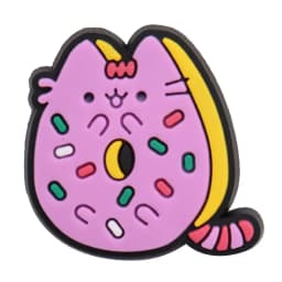 1Pcs PVC Adorable Little Cat Cupcake Sandals Shoe Charms Accessories Food Designer Decoration DIY Adult Bracelet