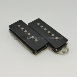 WAAAH Vintage P90 Alnico 2 Magnet Electric Guitar Pickup Overwound Nickel-Silver Baseplate Alnico 5 Hot 90's Neck Bridge Pickups