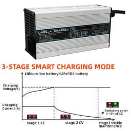 73V 10A Charger Smart Aluminum Case Is Suitable For 20S 64V Outdoor LiFePO4 Battery Electric Car Safe And Stable OHRIJA