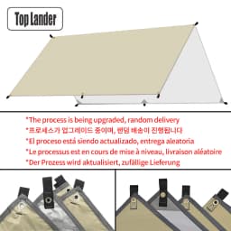 4x4m 5x3m 4x3m 3x3m Ultralight Waterproof Tarp Tent Large Camping Awning Sun Shelter Garden Canopy Outdoor Beach Shade Hiking