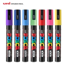 1-Pc Uni Posca Paint Marker Pen Medium PC-5M 29 Colors Art Supplies Stationery Painting Graffiti Anime Poster Advertising