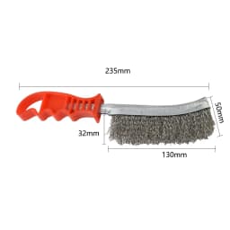 Stainless Steel Wire Brush For Cleaning Metal Rust Removal Welding Seam Prep Heavy Duty Spid Wire Hand Brush Steel Bristles Rust