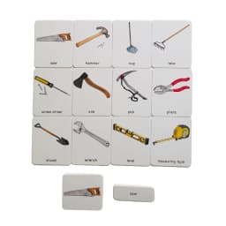 Montessori Language Materials 3 Part Cards of Fruit/ Vegetable/ Tools/ Instrument/ Farm/ Transportation Kids Learning Resources