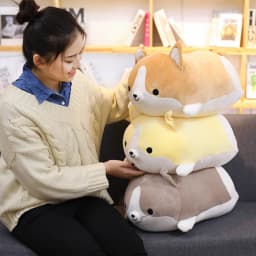 30cm Kawaii Corgi Dog Plush Toy Stuffed Soft Cute Puppy Pillow Doll Appease Toys for Kids Girls Birthday Xmas Gift Home Decor
