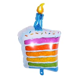 New Rainbow Color Candy Cake Aluminum Film Balloon Children's Day Toy Birthday Party Baby Shower Decoration