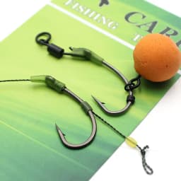 30pcs Carp fishing Accessories D Rig kickers hooks line aligners sleeve anti tangle sleeve for hair ronnie rigs end tackle