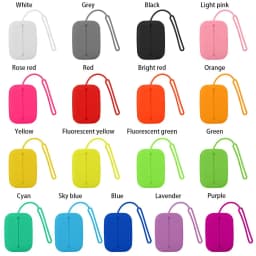 Hot New Creative gift silicone key case, multi-function drawstring silicone keychain, environmentally friendly silicone key case