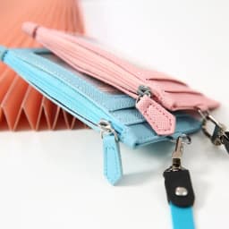 Leather Credit Card Holder with Neck Lanyard Women Men Multi-card Coin Money Key Card Wallet Student Bus ID Card Bags Purse Bag
