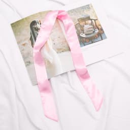 30 Colors Women Narrow Long Scarf 100x4cm Solid Color Chiffon Red Tie Black Bag Ribbon Headband Choker Streamer Lady Accessories