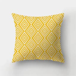 45x45cm Fashion Yellow Pillowcase Cartoon Sun Duck Animal Flower Plant Cushion Cover Sofa Home Decoration