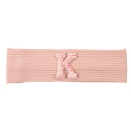Baby Boy Girl Pink Pearl Letters Headband Hair Accessories New Child Kids Soft Ribbed Cotton Elastic Headwear Hair Band
