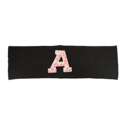 Baby Boy Girl Pink Pearl Letters Headband Hair Accessories New Child Kids Soft Ribbed Cotton Elastic Headwear Hair Band