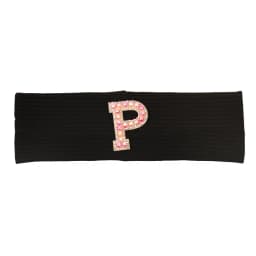 Baby Boy Girl Pink Pearl Letters Headband Hair Accessories New Child Kids Soft Ribbed Cotton Elastic Headwear Hair Band
