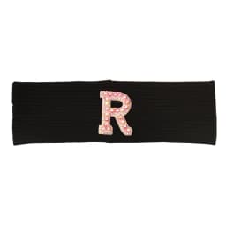Baby Boy Girl Pink Pearl Letters Headband Hair Accessories New Child Kids Soft Ribbed Cotton Elastic Headwear Hair Band