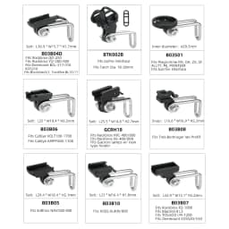 Bicycle Front Light Bracket Clamp Road Bike MTB Headlight Mount on Fork For Rocksbros/ CatEye/ XOSS/Gfitnix/Trerk