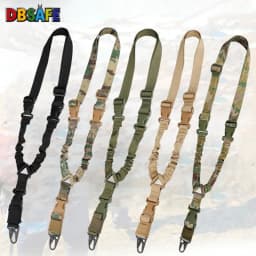 Outdoor Tactical Single Point Bungee Harness Unisex Camo Combat Belt For Hunting Sports Training Military Gear