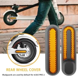 E-Scooter Various Reflective Stickers Wheel Cover Reflector Hub Cap Protective Shells for Xiaomi Mi 1S Pro 2 M365 Durable Parts