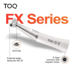 FX Style Low Speed Contra Angle Handpiece 20,000rpm Push Button 1:1 Direct Drive Gear Ratio Apply for CA Burs ø2.35mm