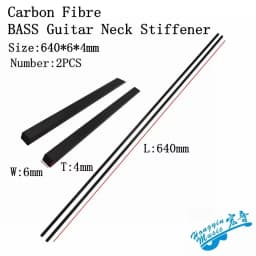 2PCS-460/640mm Carbon Fibre Bass Guitar Neck Stiffener Guitar Truss High-Quality Adjustment Lever Guitar Accessories40