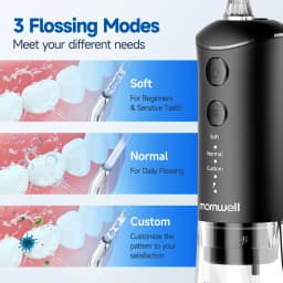 Water Flosser and Electric Toothbrush Combo,2-1 Oral Clean Kit, 3-Speed Sonic Electric Toothbrush IPX7 Portable Water Flosser