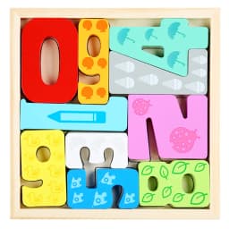 Children Montessori Wooden Toys Block Cartoon Animal Three-dimensional Jigsaw Puzzle Early Education Grab Board 3d Puzzle Toys