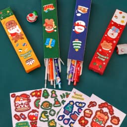 6/12 Box Christmas Five-in-one Set Surprise Gifts for Christmas New Year Kindergarten School Office Carnival Party Gift Awards