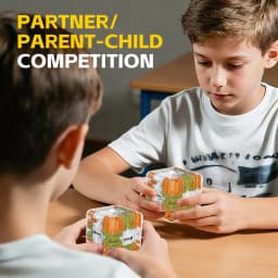 3D Maze Magic Cube Six-sided Transparent Puzzle Speed Cube Cubes Maze Toys For Children's Educational Toys Birthday Party Gift