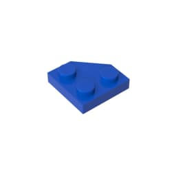 10PCS 26601 Wedge Plate 2x2 Cut Corner Block Moc Compatible with Brick DIY Children's Toy Assembly Part