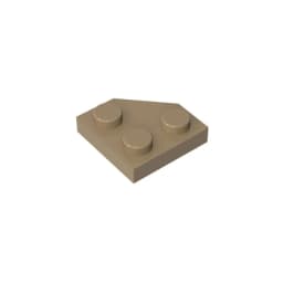 10PCS 26601 Wedge Plate 2x2 Cut Corner Block Moc Compatible with Brick DIY Children's Toy Assembly Part